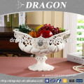 Household decorative white porcelain ceramic fruit bowl